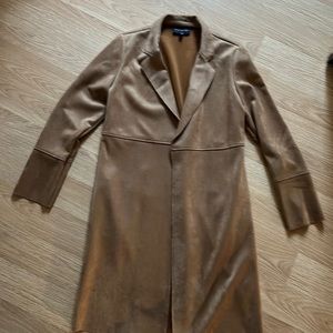 Suede trench coat. Never worn